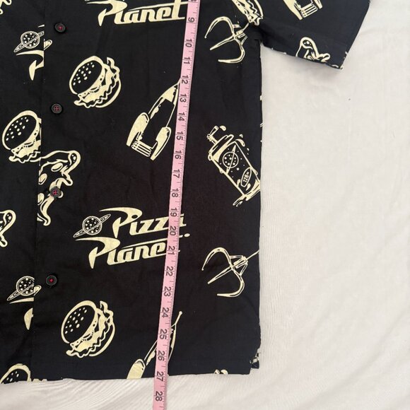 Disney Parks Toy Story Pizza Planet Camp Shirt Button Down Medium - Picture 5 of 7